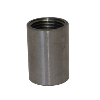 1" NPT - Machined Coupler - 316 Stainless Steel Pipe Fitting