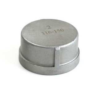 1" NPT - Cap - 316 Stainless Steel Pipe Fitting