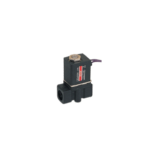 2/2 Normally Closed - 1/4" NPT - Direct Acting - Plastic - Solenoid Valve