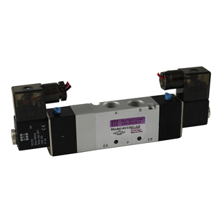 5/3 Closed Center - 1/2" NPT - Double Solenoid Valve