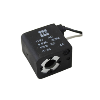 110V AC - 100C - Grommet - Solenoid Coil