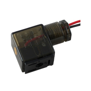DIN 43650 Type A w/ LED for AC Voltage - 2W200C - DIN Connector
