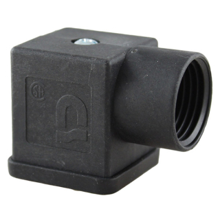 DIN 43650 Type A w/ 1/2" NPT Connector - 2W200C - DIN Connector