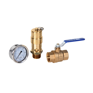 137 Max PSI - 3,645 Max SCFM - For 3,000 to 3,800 Gallon Tanks - ASME Tank Kit