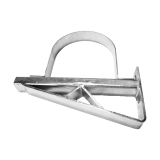 Cantilever Wall Bracket w/ Pipe Strap & Bolts 115mm