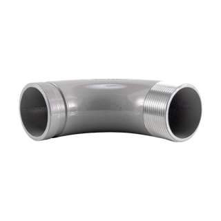 Union Elbow, Street 73mm x 2.5" MNPT w/ 1 coupling