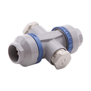 Straight Union Connector 20mm w/ 1/2" FNPT Ports