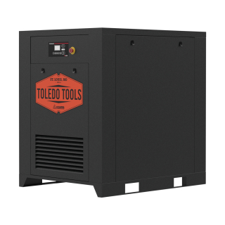 7.5 HP - 24.7 CFM - 230/3 Voltage - TT Base Mounted - Rotary Screw Air Compressor