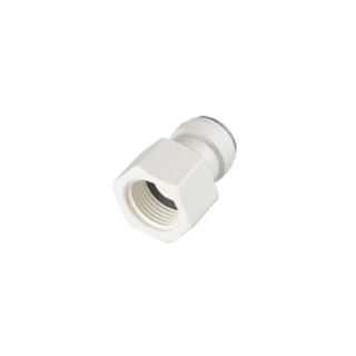 1/2" OD Tube x 1/2" BSPP - Female Straight Connector - Acetal Water Fitting