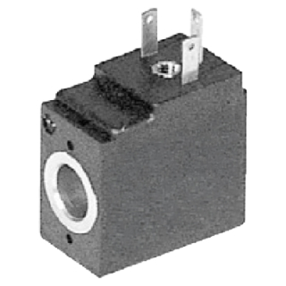 110V AC - 15mm - Solenoid Coil for Control Valves - w/ Form C DIN Connector