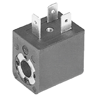 110V AC - 22mm - Solenoid Coil for Control Valves - w/ Form B DIN Connector