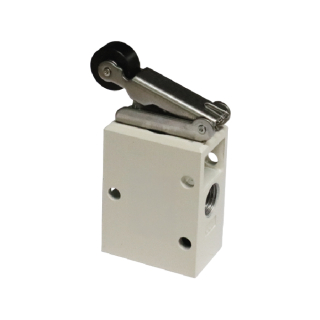 1/8" BSPP - 3/2 Spring Return - Roller Lever - Mechanical Valve